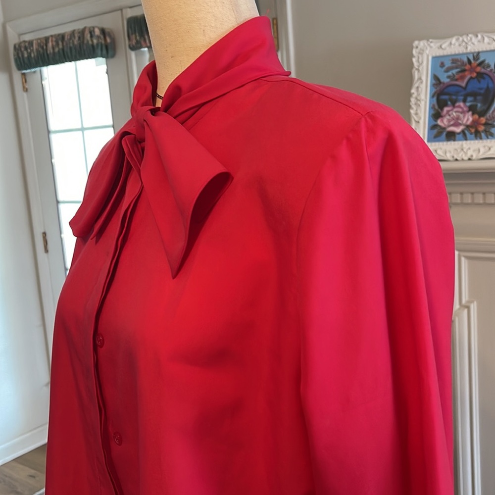 VTG Pussy Bow Blouse - Picture 3 of 8